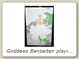 Goddess Benzaiten playing her biwa