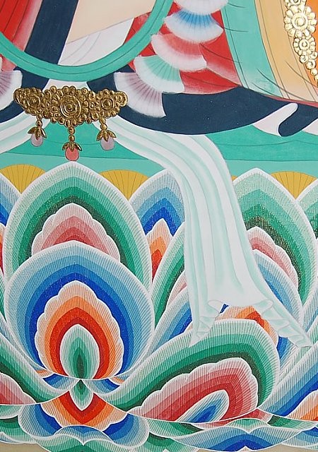 19. Closeup of painting by Nakamura Keiboku