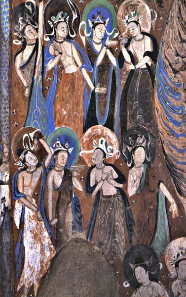 Apsara Murals from Western Wei (Dunhuang)