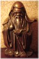 Fukurokujin - God of Wisdom Bizen Statue, Meiji Period