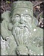 Jurojin Closeup - Stone Statue Meiji Period Jurojin Closeup - Stone Statue Meiji Period
