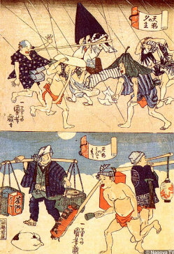 Parody of Tengu, Print by Utagawa Kuniyoshi, 1797-1861