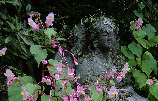 Amida Buddha, Stone Statue