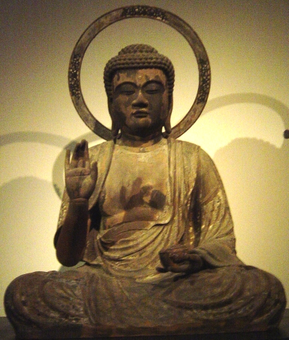 Ashuku Nyorai, Treasure of Kakuonji Temple, Kamakura, 1322 AD, carved by Inko