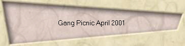 Gang Picnic April 2001 