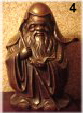 Fukurokuju - God of Fortune, Happiness, and Longevity, Bizen Ceramic, Meiji Period, in the collection of Robert Yellin Fukurokuju - God of Fortune, Happiness, and Longevity, Bizen Ceramic, Meiji Period, in the collection of Robert Yellin
