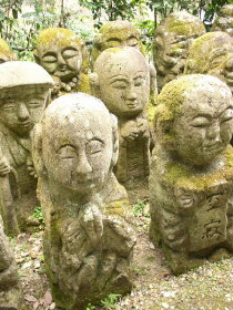 Rakan at Otagi Nenbutsuji Temple in Arashiyama Kyoto