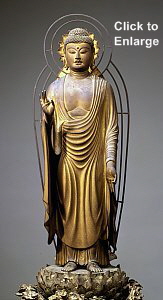 Amida Nyorai (Amida Buddha), by sculptor Kaikei