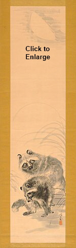 Shundo-Scroll-TN-Tanuki_and_Moon-07-28-2007-8553-x2000