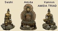 Amida Triad, Joshokoji Temple, Kyoto