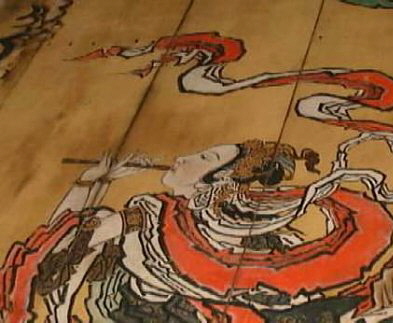 Ceiling Painting at Myoushinji Temple in Kyoto Ceiling Painting at Myoushinji Temple in Kyoto
