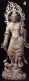 Tobatsu Bishamonten. ICP, Heian Era. Wood (Kusu), H 160 cm, Ichiboku Zukuri, Kanzeonji Temple, Dazaifu City, Fukuoka Pref.