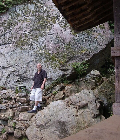 Mark Schumacher at Golden Rock, Hiezan (near Kyoto), May 2012 Mark Schumacher at Golden Rock, Hiezan (near Kyoto), May 2012