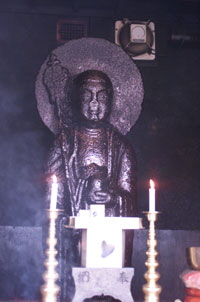 Aburakake Jizo, Furuichi-cho, Nara City, H. 196 cm. Muromachi era. 