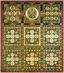 Kongokai Mandala Heian Era Toji Temple