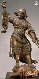 Tamonten, 13th Century, Japan, H = 155.5 cm, Wood, Yosegi-zukuri technique, National Treasure, Photo Nara Natfl Museum