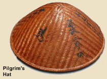 Typical pilgrim's hat