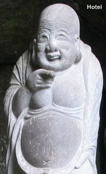 Hotei at Jochiji Temple in Kamakura, photo by Gotoh-san