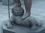 Tentoki at Hase Dera in Kamakura (metal statues)
