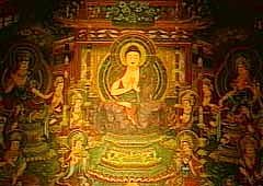 Chiko Mandala, Gangoji Temple in Nara, Early Kamakura Period