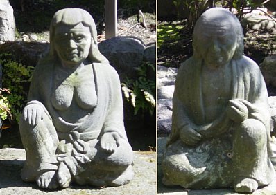 Daetsuba and Her Male Companion, at Hase Dera in Kamakura