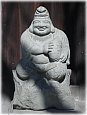 Ebisu, God of Fishermen and Fortune, Stone Statue, Zuisenji, Kamakura Period