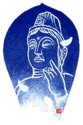 Kannon as shown in leaflet from Tsubosakadera Temple