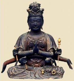 Fukukensaku Kannon, Kamakura Era, Wood, Photo Courtesy Kyoto National Museum