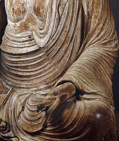 Sitting Shaka Nyorai, Wood, National Treasure, Muroji Temple, Nara