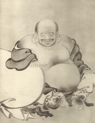 Hotei, by Kano Yukinobu