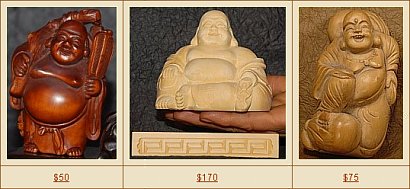 Hotei Statues in Our eStore