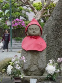 Jizo at 7 Lucky Gods Temple, Kamakura