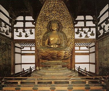 Amida Buddha and 52 Bosatsu on Clouds, Byodoin Temple, Kyoto, Heain Era Amida Buddha and 52 Bosatsu on Clouds, Byodoin Temple, Kyoto, Heain Era