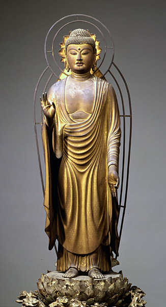 Amida Nyora by Kaikei, Treasure of Todaiji Temple in Nara, Japan. Dated +1202. Amida Nyora by Kaikei, Treasure of Todaiji Temple in Nara, Japan. Dated +1202.