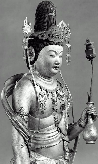 Miroku Bosatsu, by Kaikei. Photo courtesy Museum of Fine Arts, Boston