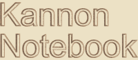 Kannon Notebook