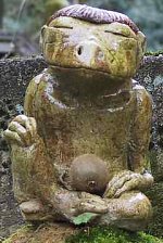 Kappa at Gokoku Shrine, Gifu City, photos by Reggie Thomson