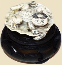 Ivory Kappa Netsuke, Early-Mid 20th Century, Courtesy of Hanakago Antiques Trocadero Storefront