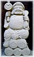 Daikoku, Stone Statue, Kamakura Period Daikoku, Stone Statue, Kamakura Period