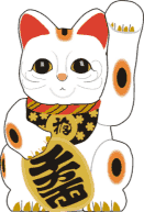 cartoon maneki neko