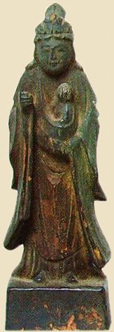 Maria Kannon with Babe, Saitama Pref., Kawaguchi City, Edo Period Statue