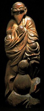 Edo Era, 1801 AD. Wooden Sculpture by Zen Priest Mokujiki (1728-1810)