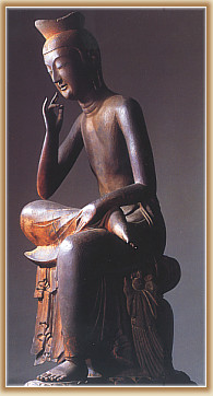 Miroku Nyorai, 7th Century, Kyoto, Kouryuu-ji, National Treasure Miroku Nyorai, 7th Century, Kyoto, Kouryuu-ji, National Treasure