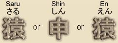 Monkies - Saru, Shin, En - Japanese pronunciation and spelling Monkies - Saru, Shin, En - Japanese pronunciation and spelling
