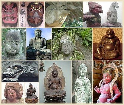 shinto gods statues