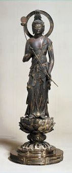 Nikko Bodhisattva (Bosatsu), Fukuoka Art Museum, 13th Century, Japan