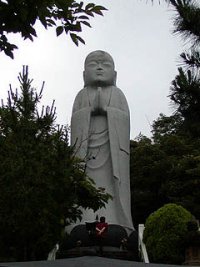 Giant Jizo statue at Osorezan