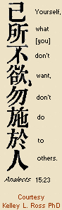 Golden Rule of Confucius