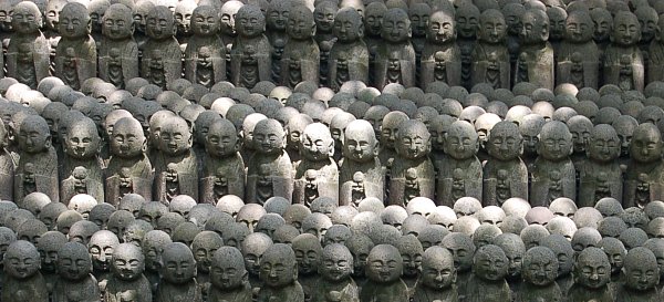 Sentai Jizo, 1000 Jizo, Hase Dera, Kamakura, Japan