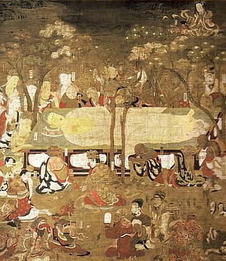 Death of Buddha, 1086 AD, Byodoin